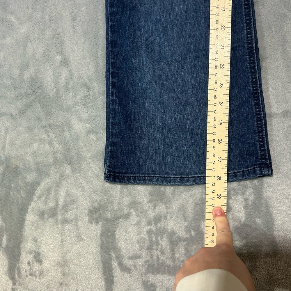 Democracy Dark Blue Flare Jeans-size 14P - Picture 3 of 4